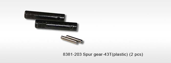 8381-202, Center diff pins/pins (2*10mm)