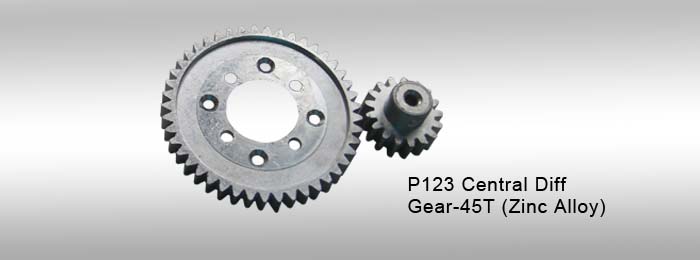 P123 Central Diff Gear-45T