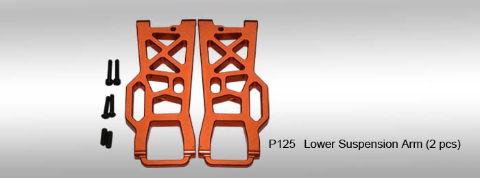 P125 Lower Suspension Arm (2 pcs)