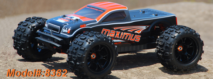 8382, Maximus, 1/8 scale 4WD brushless monster truck